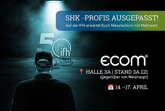 Für den SHK-Alltag gebaut: Messtechnik von ecom