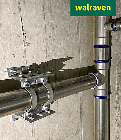 Befestigung von Löschwasserleitungen: Anforderungen in  Abhängigkeit der baulichen Gegebenheiten