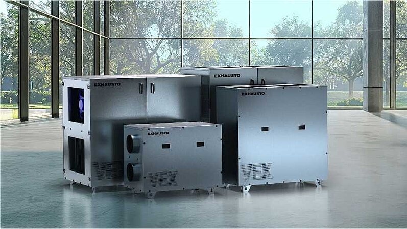 EXHAUSTO: Kompaktgeräteserie VEX1000 jetzt verfügbar