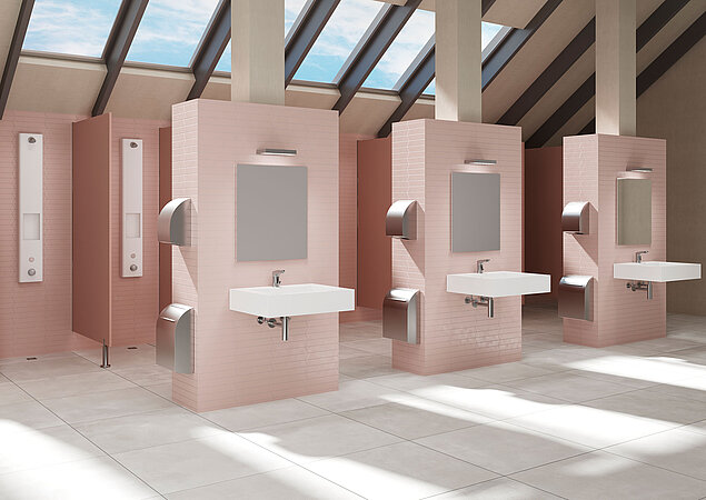 CONTI+ maxx – die einfache, robuste und smarte Lösung für moderne Waschräume auf Campingplätzen und in Freizeitbauten