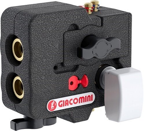 Giacomini: R280KC Fan Coil Kit Kompakt, montage- und bedienungsfreundlich