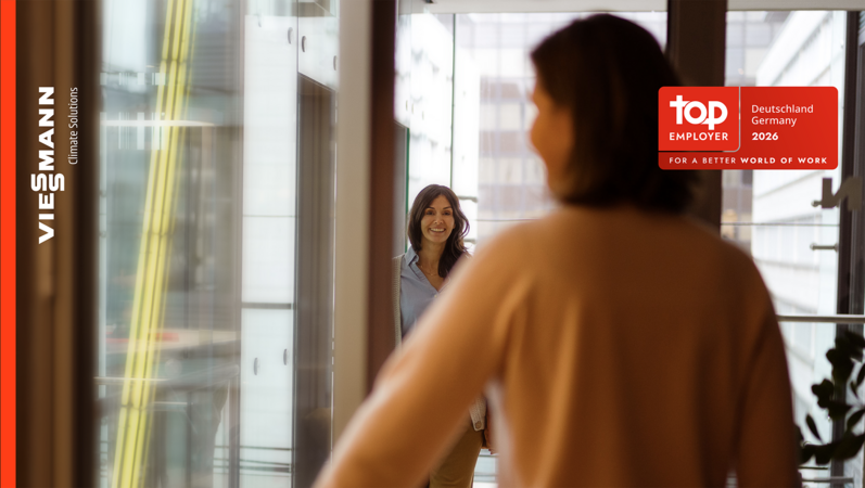 Viessmann Climate Solutions erneut als Top Employer in Deutschland ausgezeichnet