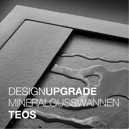 PUK Duschkabinen: Design-Upgrade bei Mineralgusswannen TEOS