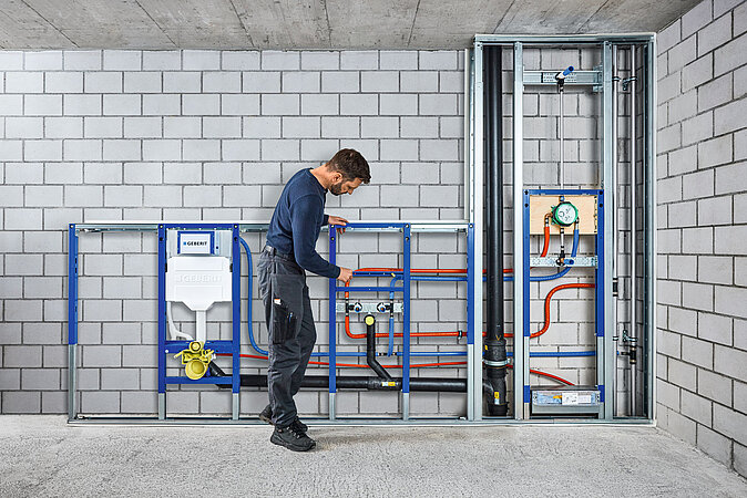 Geberit Duofix System: leistungsfähiges Komplettsystem für den Trockenbau 