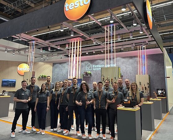 Testo Messtechnik live erleben auf der IFH Nürnberg 