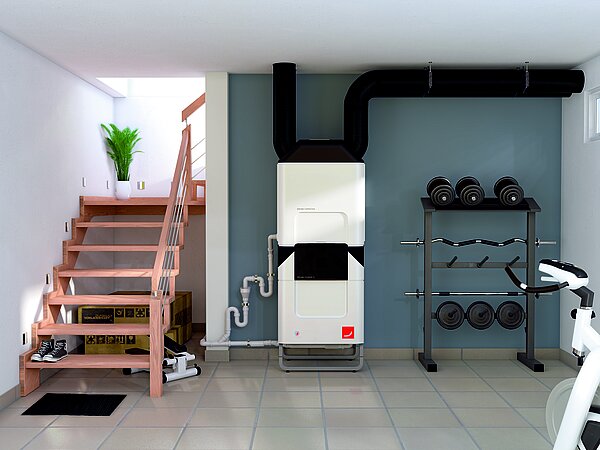 Zehnder ComfoClime Cool sorgt für behaglich erwärmte Zuluft und entlastet die Heizung