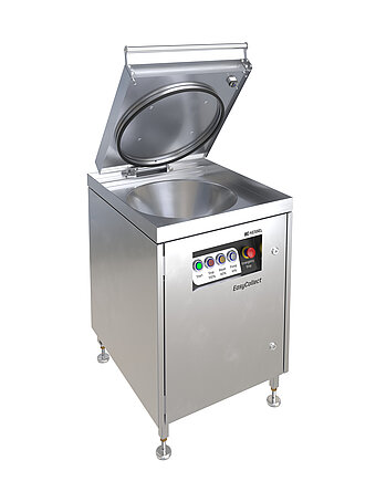 KESSEL präsentiert ein kompaktes Speisereste-Sammelsystem für gewerbliche Küchen.