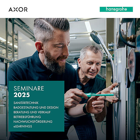 Hansgrohe bietet auch 2025 eine Vielzahl an praxisorientierten Seminaren