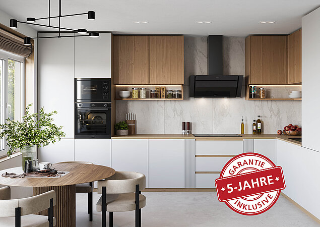 Mehr Wert für die Küche: Fünf Jahre Premium-Garantie für echte Qualität