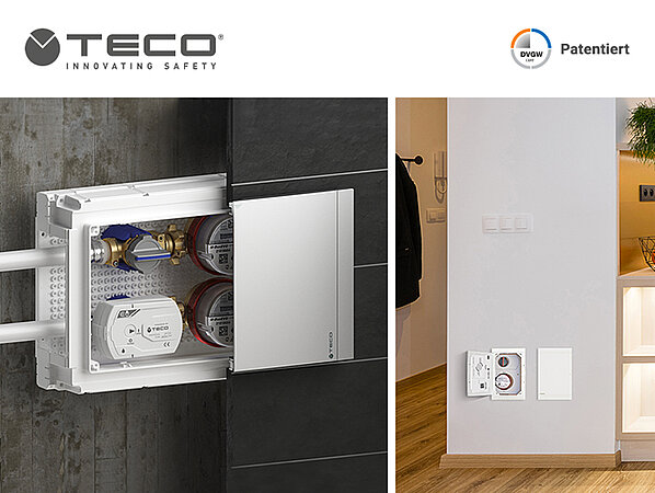 Kit K4CC TECO: die praktische und elegante Lösung zur Wasserzählung für Sanitärwasser