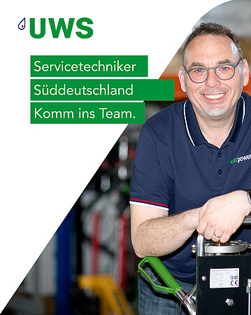 UWS sucht Servicetechniker (m/w/d) Süddeutschland