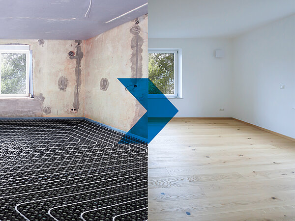 Uponor: Für Modernisierungsprojekte ideal - Fußbodenheizungen