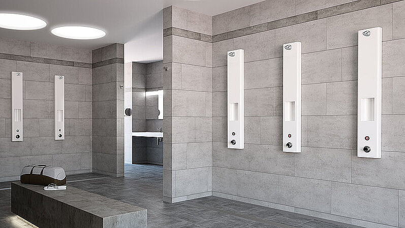 CONTI+ CONSMART Duschpaneele: die kompakte Lösung in AVW zur Sanierung und Nachrüstung von Sanitärräumen 