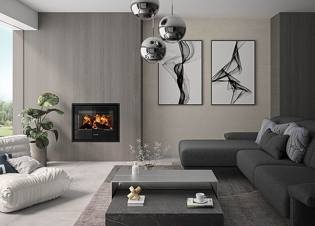 ORANIER: Das Kaminfeuer in der Wand - Feuriger Minimalismus in neuer Dimension