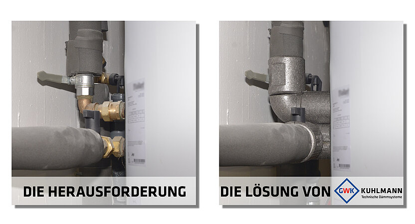 GWK Kuhlmann: Baukastensystem Serie EPP - Rohr + Bogen + Boxen – Speicheranschlüsse schnell und effizient dämmen