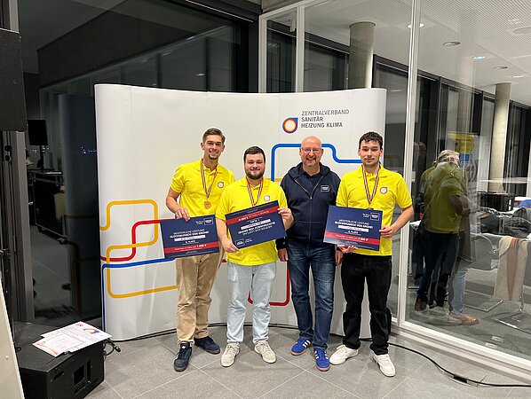 Ben Nopper aus Baden-Württemberg ist Deutscher Meister der Anlagenmechaniker:innen SHK - GROHE unterstützt Wettbewerbe