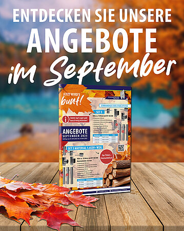 Schornsteintechnik Neumarkt: Jetzt wird’s bunt - Unsere Sonderaktionen im September!