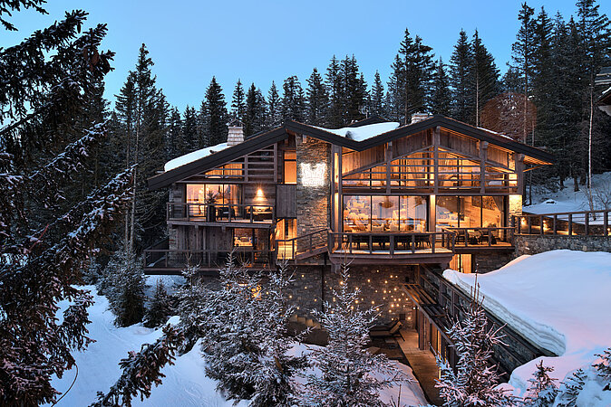 Dornbracht: Organische Verbundenheit - das Chalet „Les Deux Cerfs“ in Courchevel