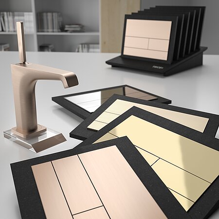 TECE erweitert die Oberflächenpalette bei den WC-Betätigungen