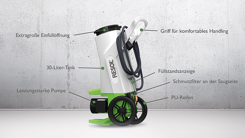 RESOL: Die Spül- und Befüllstation für Profis