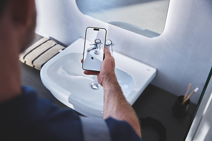 Einfache und intuitive Armaturen-Erkennung mit der GROHE Product Finder App