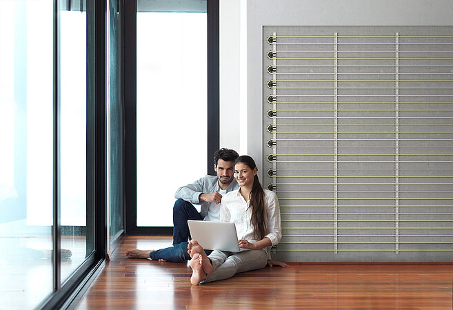 KAN-therm Rail: Wand- und Deckenheizung/ -kühlung -  ideale Lösung zur raumweisen energetischen Sanierung