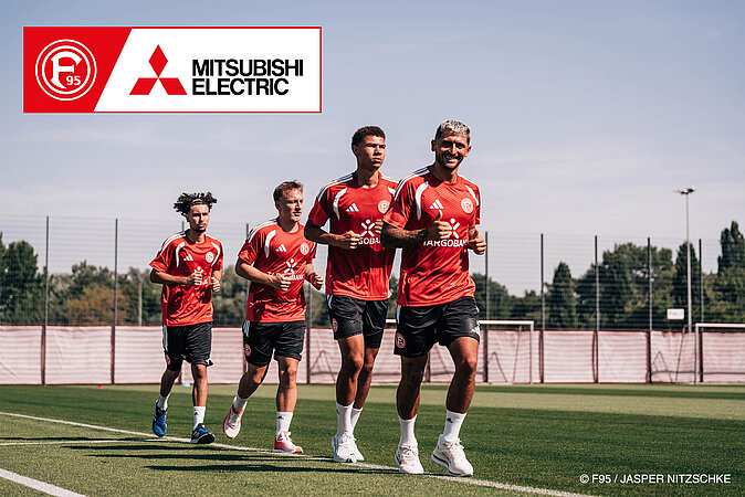 Mitsubishi Electric setzt Partnerschaft mit Fortuna Düsseldorf fort