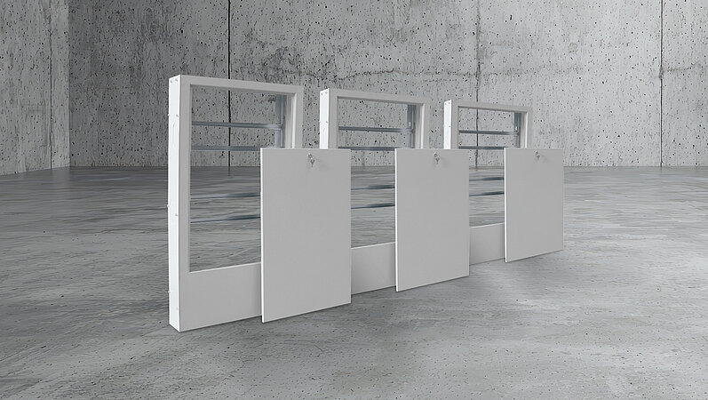 KAN-therm: modulare Schranklösung für großvolumige Einbauten