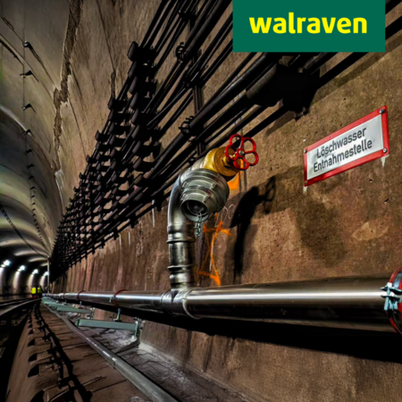 DIN-konforme Befestigung von Löschwasserleitungen