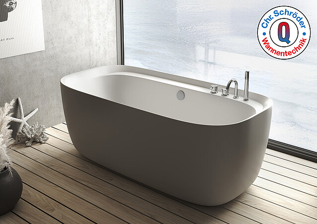 Eine runde Sache – Badewanne Lutter von Schröder Wannentechnik.