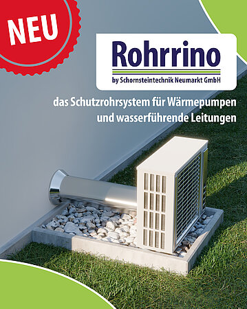Schornsteintechnik Neumarkt: NEU im Programm - Wärmeschutzdämmrohrsystem ROHRRINO! 