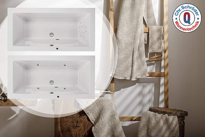 Entspannung als Trend - neue Whirlpoolsysteme von Schröder Wannentechnik
