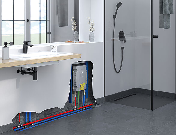 CLAGE: Unsichtbar und effizient - E-Modul-Durchlauferhitzer ISX 