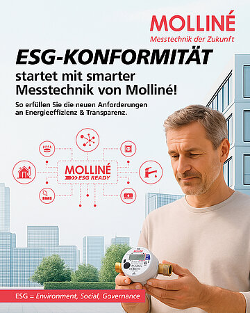 ESG-Konformität startet mit smarter Messtechnik von Molliné!