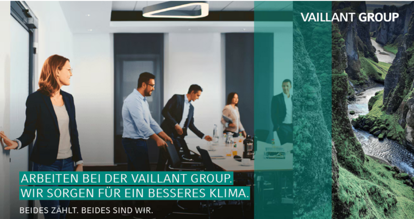 Vaillant sucht Trainee Vertrieb Heiztechnik (m/w/d) Region NRW 