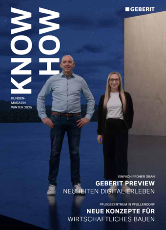 Geberit: KUNDENMAGAZIN KNOW-HOW 04/25