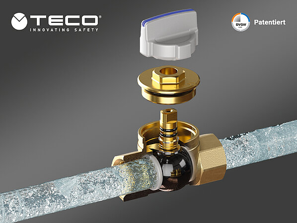 Wasserabsperr-Kugelhähne von TECO: Praktikabilität und Zuverlässigkeit mit antiblockierender Kugel