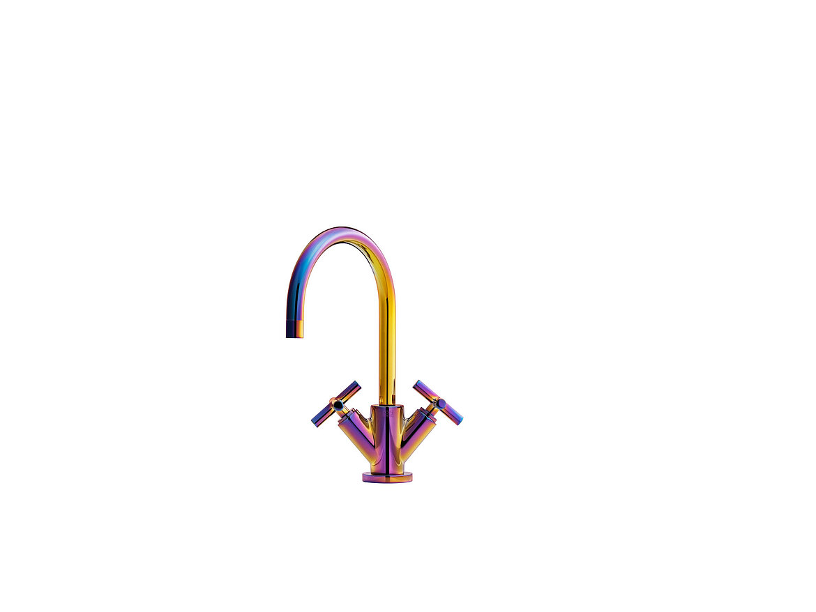 Jedes Stück ist ein farbliches Unikat und wird bei Dornbracht in Iserlohn gefertigt. Original-Produktdesign: Sieger Design Copyright: Dornbracht