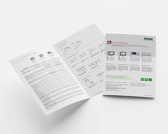 RESOL-Reglerplattformen für die Wärmeübergabe