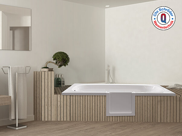 Schröder Wannentechnik: Ein guter Einstieg - Unsere Badewannen mit Tür.