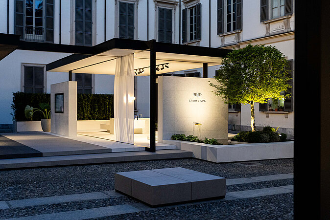 Eine Vereinigung von Wasser und Architektur: GROHE SPA präsentiert „Aquatecture“-Räume auf der Milan Design Week