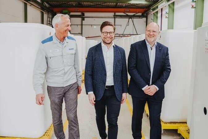 Zu Besuch beim Marktführer für Wärmepumpen: CDU-Bundestagsabgeordneter Fabian Gramling besichtigt das Daikin Werk in Güglingen