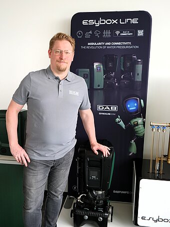 DAB Pumps stärkt Vertrieb im Rhein-Main-Gebiet mit Fabian Geier