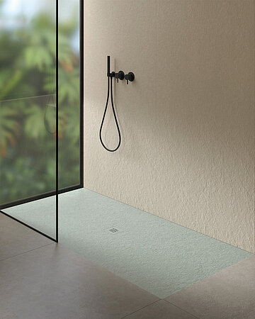 Die Harmonie des modernen Badezimmers: Farben und Texturen perfekt abgestimmt mit Acquabella