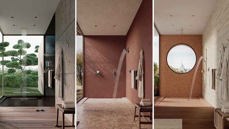 AXOR und Antonio Citterio präsentieren drei außergewöhnliche Badkonzepte 