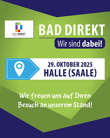 Schornsteintechnik Neumarkt: Bad Direkt in Halle - wir sind dabei!