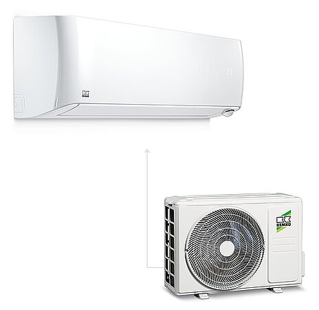 Heizen und Kühlen mit Komfort: die REMKO Luft-Luft-Wärmepumpe RVT Arctic 