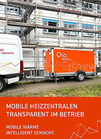 Qio: Mobile Heizzentrale QHZ 150 zur Überbrückung   
