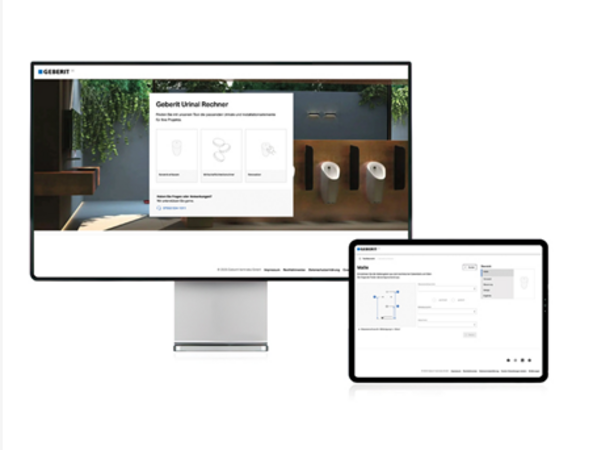 Geberit: URINALRECHNER - NEUES FEATURE