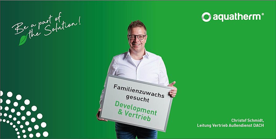 aquatherm sucht Development & Vertrieb - Nahwärmenetze (m/w/d)